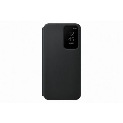 Smart Clear View Cover for S22 Black
